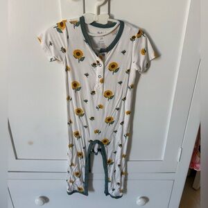 Kyte BABY Sunflower Print Footie